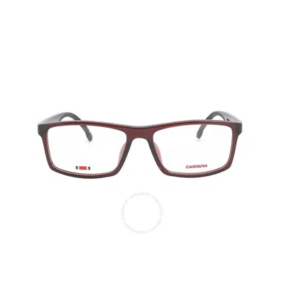 Carrera Demo Rectangular Men's Eyeglasses  8872 0meg 55 In Brown