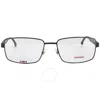 Carrera Demo Rectangular Men's Eyeglasses  8877 0807 57 In Black
