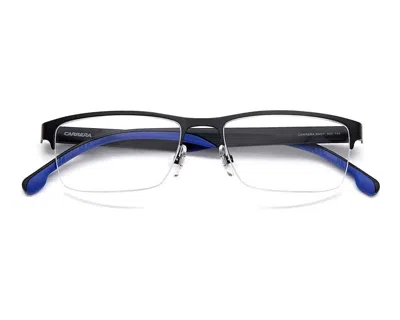 Carrera Demo Rectangular Unisex Eyeglasses  2042t 0003 53 In Blue
