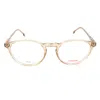 Carrera Demo Round Unisex Eyeglasses  2026t 0ham 51 In Burgundy