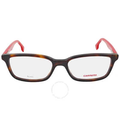 Carrera Demo Square Kids Eyeglasses Carrerino 68 0086 48 In Tortoise