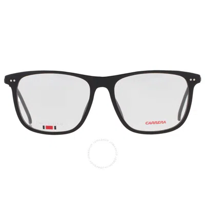 Carrera Demo Square Unisex Eyeglasses  1132 0807 55 In Black