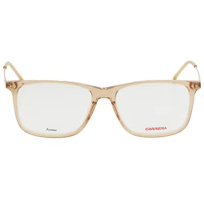 Carrera Demo Square Unisex Eyeglasses  2025t 0ham 52 In Brown