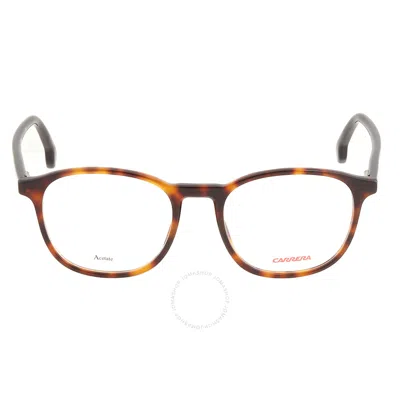 Carrera Demo Square Unisex Eyeglasses  215 0sx7 51 In Brown