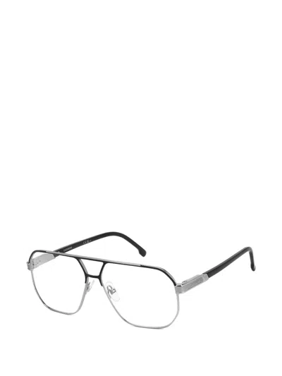 Carrera Double-bridge Pilot-frame Glasses In Black