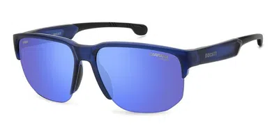 Carrera Ducati Carduc 028/s Pjp/xt Men's Sunglasses Blue Size 63