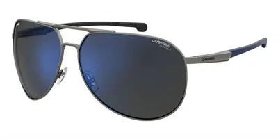 Carrera Ducati Carduc 030/s V6d/xt Men's Sunglasses Gunmetal Size 67 In Blue