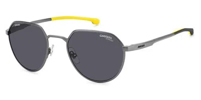 Carrera Ducati Carduc 036/s R80/2k Men's Sunglasses Gunmetal Size 52 In Metallic