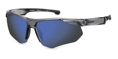 Carrera Ducati Carduc 044/s R6s/xt Men's Sunglasses Grey Size 69 In Gray