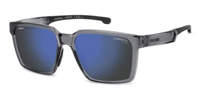 Carrera Ducati Carduc 045/s R6s/xt Men's Sunglasses Grey Size 56 In Gray