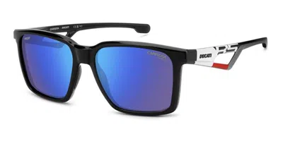 Carrera Ducati Carduc 065/s 80s/z0 Occhiali Da Sole Neri Per Uomo In Black