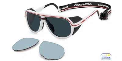Carrera Everest/s 6ht/ku Men's Sunglasses White Size 59 In Matte White
