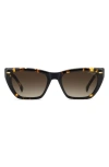 Carrera Eyewear 52mm Rectangular Sunglasses In Brown
