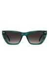 Carrera Eyewear 52mm Rectangular Sunglasses In Green