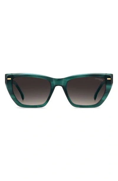 Carrera Eyewear 52mm Rectangular Sunglasses In Green