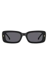 Carrera Eyewear 53mm Gradient Rectangular Sunglasses In Black/grey