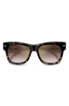 Carrera Eyewear 53mm Gradient Square Sunglasses
