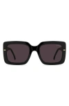 Carrera Eyewear 53mm Rectangular Sunglasses In Black