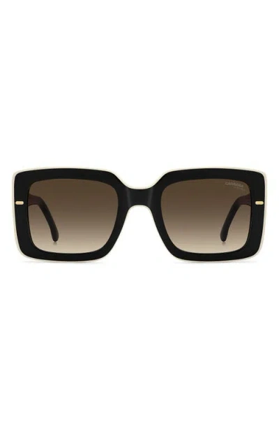 Carrera Eyewear 53mm Rectangular Sunglasses In Brown