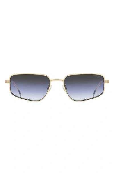Carrera Eyewear 53mm Rectangular Sunglasses In Gold