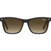 Carrera Eyewear 54mm Gradient Rectangular Sunglasses In Black Beige/brown Gradient