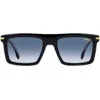 Carrera Eyewear 54mm Rectangular Flat Top Sunglasses