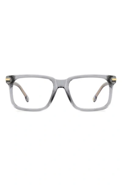 Carrera Eyewear 54mm Rectangular Optical Glasses In Gray