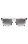 Carrera Eyewear 54mm Rectangular Sunglasses In Grey