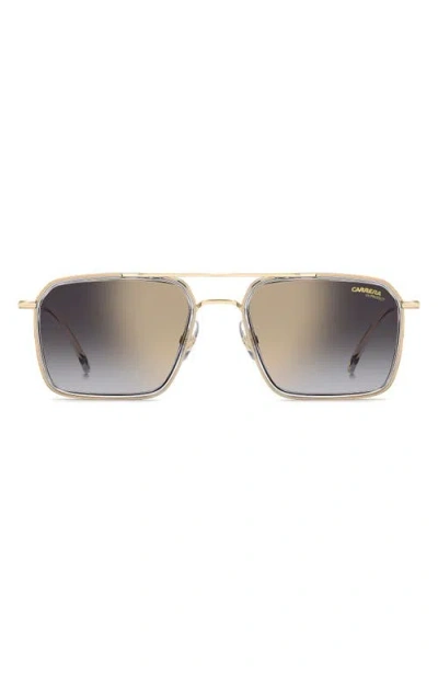 Carrera Eyewear 55mm Navigator Sunglasses In Brown