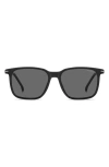 Carrera Eyewear 55mm Polarized Rectangular Sunglasses In Multi