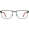 Carrera Eyewear 55mm Rectangular Optical Glasses