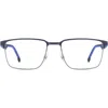Carrera Eyewear 55mm Rectangular Optical Glasses