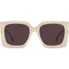 Carrera Eyewear 55mm Rectangular Sunglasses