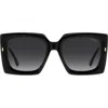 Carrera Eyewear 55mm Rectangular Sunglasses In Black
