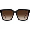 Carrera Eyewear 56mm Gradient Square Sunglasses In Multi
