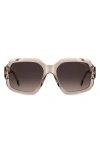 Carrera Eyewear 56mm Gradient Square Sunglasses In Brown