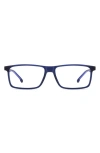 Carrera Eyewear 56mm Rectangular Optical Glasses In Blue