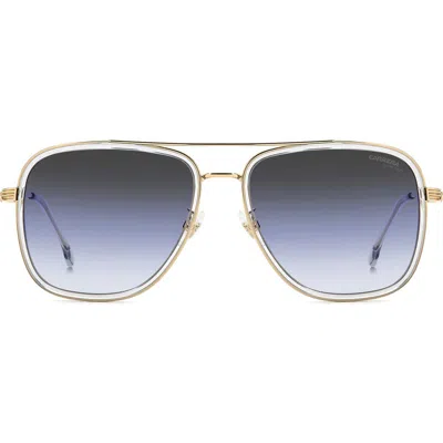Carrera Eyewear 58mm Gradient Pilot Sunglasses In Gray