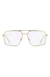 Carrera Eyewear 58mm Rectangular Optical Glasses