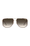 Carrera Eyewear 59mm Gradient Navigator Sunglasses