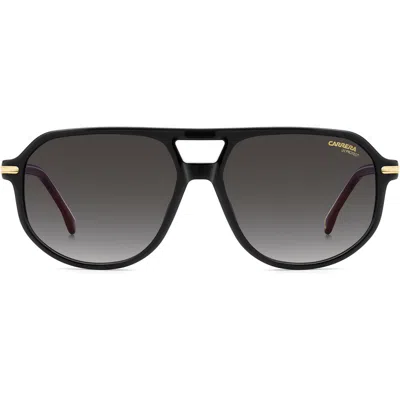 Carrera Eyewear 59mm Gradient Navigator Sunglasses In Black