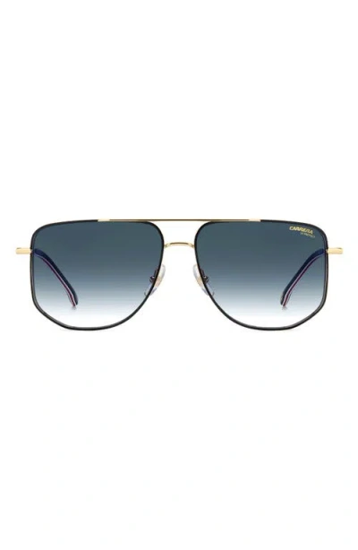 Carrera Eyewear 59mm Gradient Navigator Sunglasses In Blue