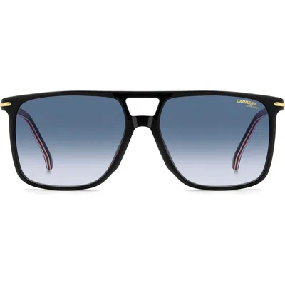 Carrera Eyewear 59mm Navigator Sunglasses In Blue