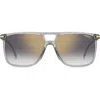 Carrera Eyewear 59mm Navigator Sunglasses In Gray