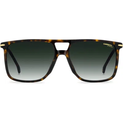 Carrera Eyewear 59mm Navigator Sunglasses In Green