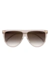 Carrera Eyewear 60mm Gradient Flat Top Sunglasses In Brown