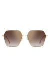 Carrera Eyewear 60mm Gradient Rectangular Sunglasses