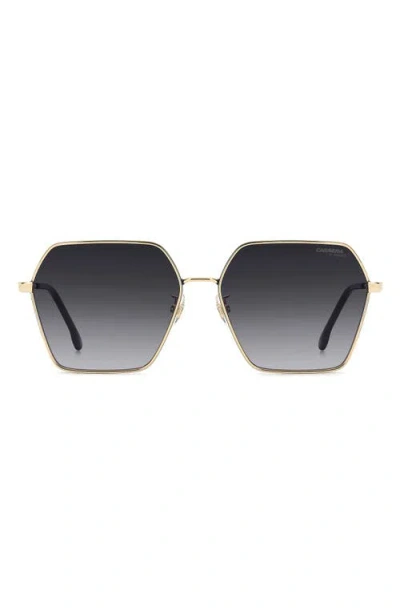Carrera Eyewear 60mm Gradient Rectangular Sunglasses In Gray