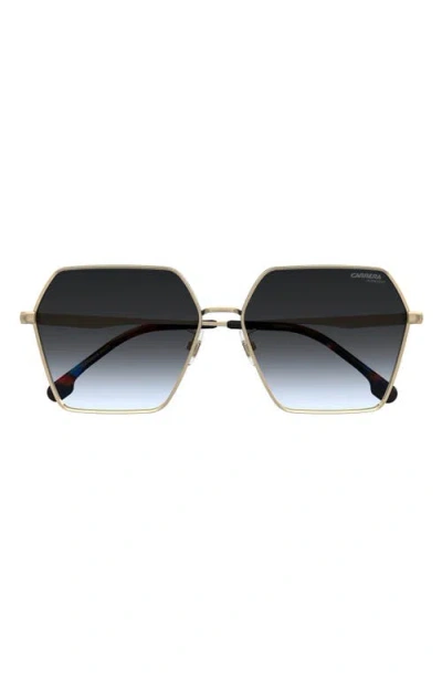 Carrera Eyewear 60mm Gradient Rectangular Sunglasses In Gray