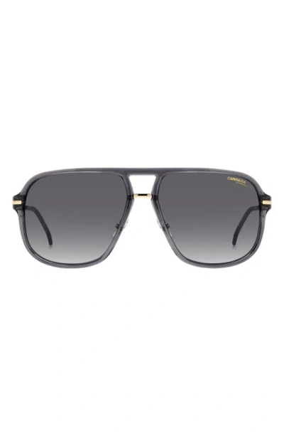 Carrera Eyewear 60mm Gradient Square Sunglasses In Grey
